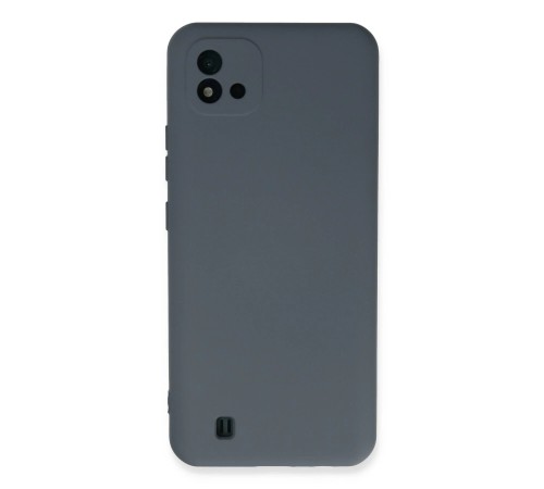 Realme C11 2021 Kılıf Nano içi Kadife Silikon - Gri Realme C11 2021 Kılıf Nano içi Kadife Silikon - Gri