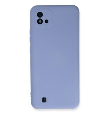 Realme C11 2021 Kılıf Nano içi Kadife Silikon - Lila