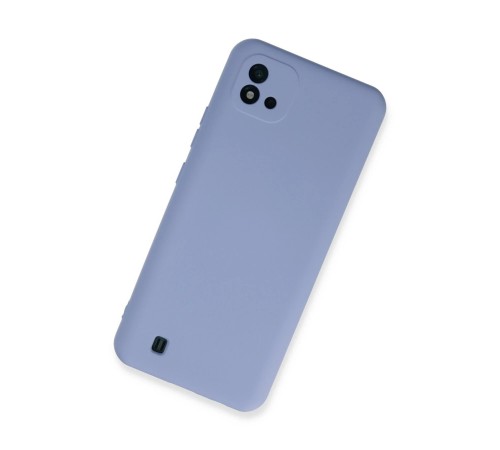 Realme C11 2021 Kılıf Nano içi Kadife Silikon - Lila Realme C11 2021 Kılıf Nano içi Kadife Silikon - Lila