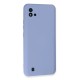 Realme C11 2021 Kılıf Nano içi Kadife Silikon - Lila