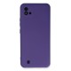 Realme C11 2021 Kılıf Nano içi Kadife Silikon - Mor