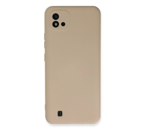 Realme C11 2021 Kılıf Nano içi Kadife Silikon - Pudra Realme C11 2021 Kılıf Nano içi Kadife Silikon - Pudra