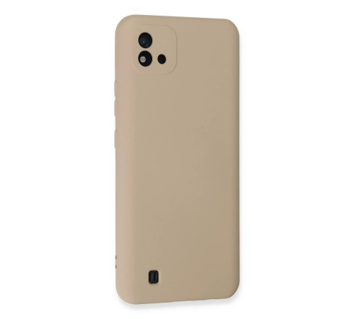 Realme C11 2021 Kılıf Nano içi Kadife Silikon - Pudra Realme C11 2021 Kılıf Nano içi Kadife Silikon - Pudra