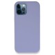 iPhone 12 Pro Kılıf Lansman Legant Silikon - Lila