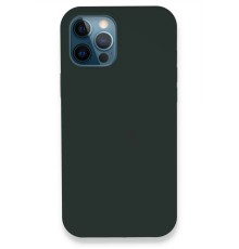iPhone 12 Pro Kılıf Lansman Legant Silikon - Koyu Yeşil