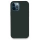 iPhone 12 Pro Kılıf Lansman Legant Silikon - Koyu Yeşil