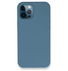 iPhone 12 Pro Kılıf Lansman Legant Silikon - Açık Mavi