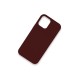 iPhone 12 Pro Kılıf Lansman Legant Silikon - Bordo
