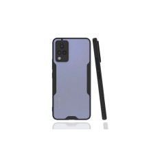 Vivo V21 Kılıf Platin Silikon - Siyah