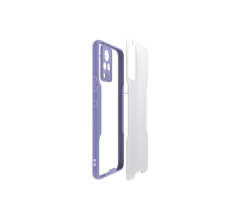 Vivo V21 Kılıf Platin Silikon - Siyah