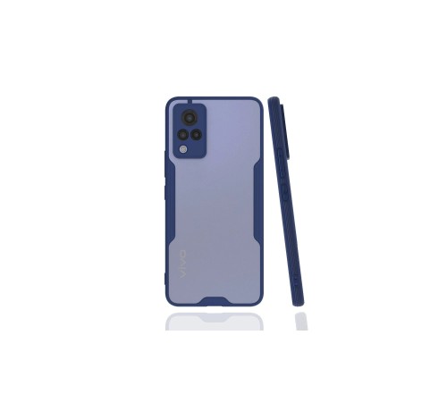Vivo V21 Kılıf Platin Silikon - Lacivert