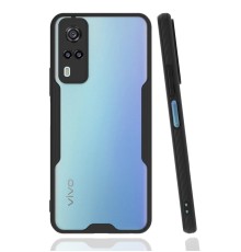 Vivo Y53S Kılıf Platin Silikon - Siyah