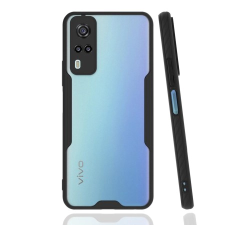 Vivo Y53S Kılıf Platin Silikon - Siyah Vivo Y53S Kılıf Platin Silikon - Siyah