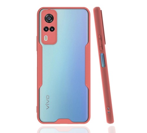 Vivo Y53S Kılıf Platin Silikon - Pembe Vivo Y53S Kılıf Platin Silikon - Pembe