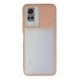 Vivo Y53S Kılıf Palm Buzlu Kamera Sürgülü Silikon - Pembe