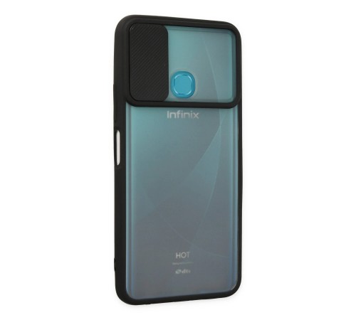 İnfinix Hot 9 Kılıf Palm Buzlu Kamera Sürgülü Silikon - Siyah İnfinix Hot 9 Kılıf Palm Buzlu Kamera Sürgülü Silikon - Siyah