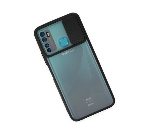 İnfinix Hot 9 Kılıf Palm Buzlu Kamera Sürgülü Silikon - Siyah İnfinix Hot 9 Kılıf Palm Buzlu Kamera Sürgülü Silikon - Siyah