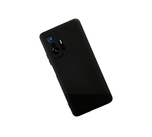 Xiaomi Mi 11T Pro Kılıf Nano içi Kadife Silikon - Siyah