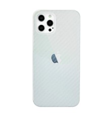 iPhone 12 Pro Max Kılıf Karbon PP Silikon - Şeffaf