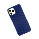 iPhone 12 Pro Max Kılıf Karbon PP Silikon - Mavi