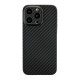 iPhone 13 Pro Kılıf Karbon PP Silikon - Siyah
