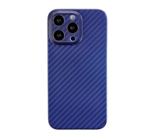 iPhone 13 Pro Kılıf Karbon PP Silikon - Mavi iPhone 13 Pro Kılıf Karbon PP Silikon - Mavi