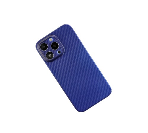 iPhone 13 Pro Kılıf Karbon PP Silikon - Mavi iPhone 13 Pro Kılıf Karbon PP Silikon - Mavi