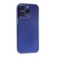 iPhone 13 Pro Kılıf Karbon PP Silikon - Mavi