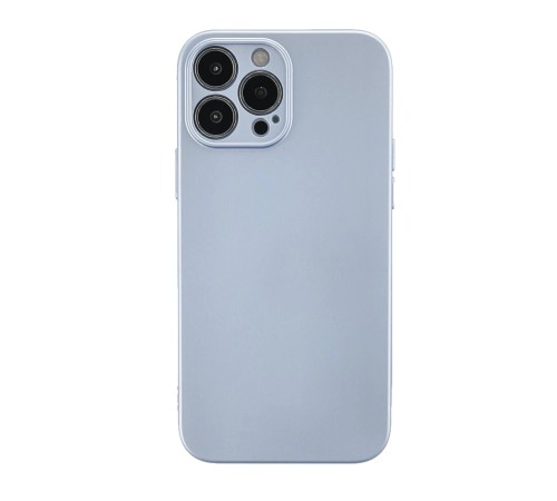 iPhone 13 Pro Kılıf Nano içi Kadife Silikon - Sky Blue iPhone 13 Pro Kılıf Nano içi Kadife Silikon - Sky Blue