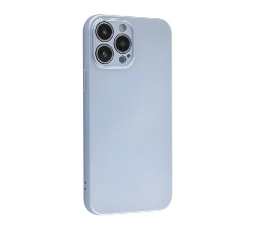 iPhone 13 Pro Kılıf Nano içi Kadife Silikon - Sky Blue iPhone 13 Pro Kılıf Nano içi Kadife Silikon - Sky Blue