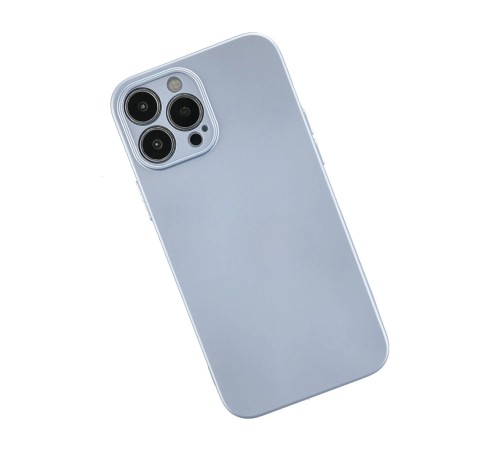 iPhone 13 Pro Kılıf Nano içi Kadife Silikon - Sky Blue iPhone 13 Pro Kılıf Nano içi Kadife Silikon - Sky Blue