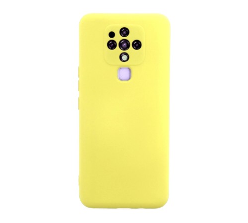 Tecno Camon 16 Kılıf Nano içi Kadife Silikon - Sarı Tecno Camon 16 Kılıf Nano içi Kadife Silikon - Sarı