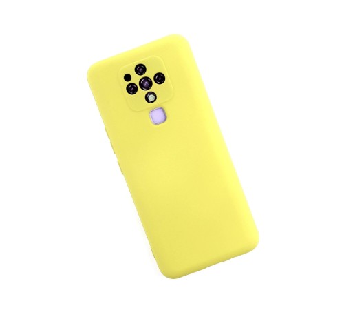 Tecno Camon 16 Kılıf Nano içi Kadife Silikon - Sarı Tecno Camon 16 Kılıf Nano içi Kadife Silikon - Sarı