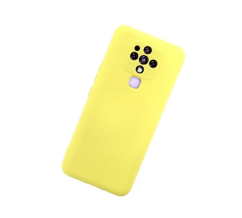 Tecno Camon 16 Kılıf Nano içi Kadife Silikon - Sarı Tecno Camon 16 Kılıf Nano içi Kadife Silikon - Sarı