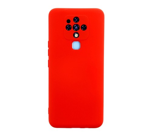 Tecno Camon 16 Kılıf Nano içi Kadife Silikon - Kırmızı