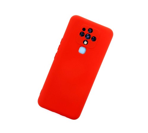 Tecno Camon 16 Kılıf Nano içi Kadife Silikon - Kırmızı