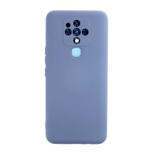 Tecno Camon 16 Kılıf Nano içi Kadife Silikon - Gri