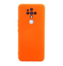 Tecno Camon 16 Kılıf Nano içi Kadife Silikon - Turuncu