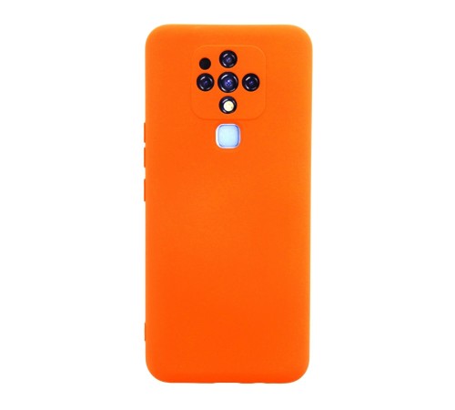 Tecno Camon 16 Kılıf Nano içi Kadife Silikon - Turuncu Tecno Camon 16 Kılıf Nano içi Kadife Silikon - Turuncu