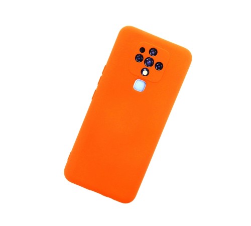 Tecno Camon 16 Kılıf Nano içi Kadife Silikon - Turuncu Tecno Camon 16 Kılıf Nano içi Kadife Silikon - Turuncu