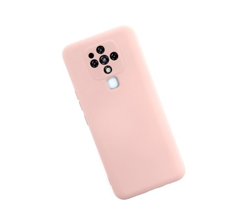 Tecno Camon 16 Kılıf Nano içi Kadife Silikon - Pudra Tecno Camon 16 Kılıf Nano içi Kadife Silikon - Pudra