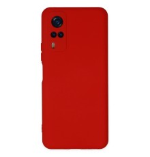 Vivo Y53S Kılıf Nano içi Kadife Silikon - Kırmızı