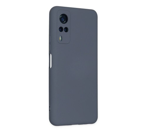 Vivo Y53S Kılıf Nano içi Kadife Silikon - Gri Vivo Y53S Kılıf Nano içi Kadife Silikon - Gri