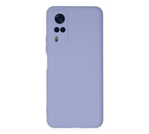 Vivo Y53S Kılıf Nano içi Kadife Silikon - Lila Vivo Y53S Kılıf Nano içi Kadife Silikon - Lila