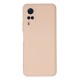 Vivo Y53S Kılıf Nano içi Kadife Silikon - Pudra