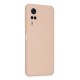 Vivo Y53S Kılıf Nano içi Kadife Silikon - Pudra