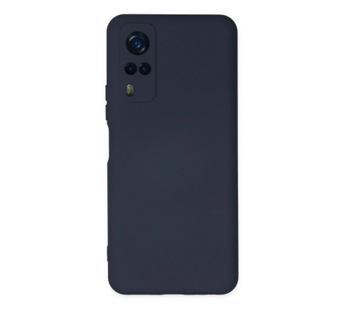 Vivo Y53S Kılıf Nano içi Kadife Silikon - Lacivert Vivo Y53S Kılıf Nano içi Kadife Silikon - Lacivert