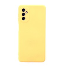 Samsung Galaxy M52 5G Kılıf Nano içi Kadife Silikon - Sarı