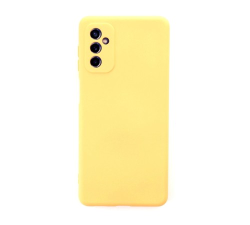 Samsung Galaxy M52 5G Kılıf Nano içi Kadife Silikon - Sarı