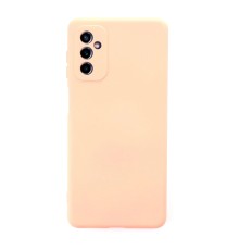 Samsung Galaxy M52 5G Kılıf Nano içi Kadife Silikon - Pudra